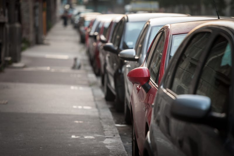 Cars parallel parked