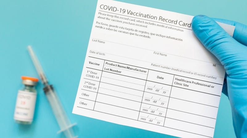 COVID-19 vaccination record card