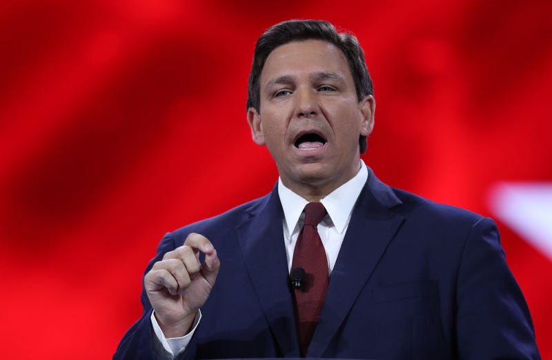 Florida Gov. Ron DeSantis speaks at the opening of the Conservative Political Action Conference at the Hyatt Regency on February 26, 2021 in Orlando, Florida.