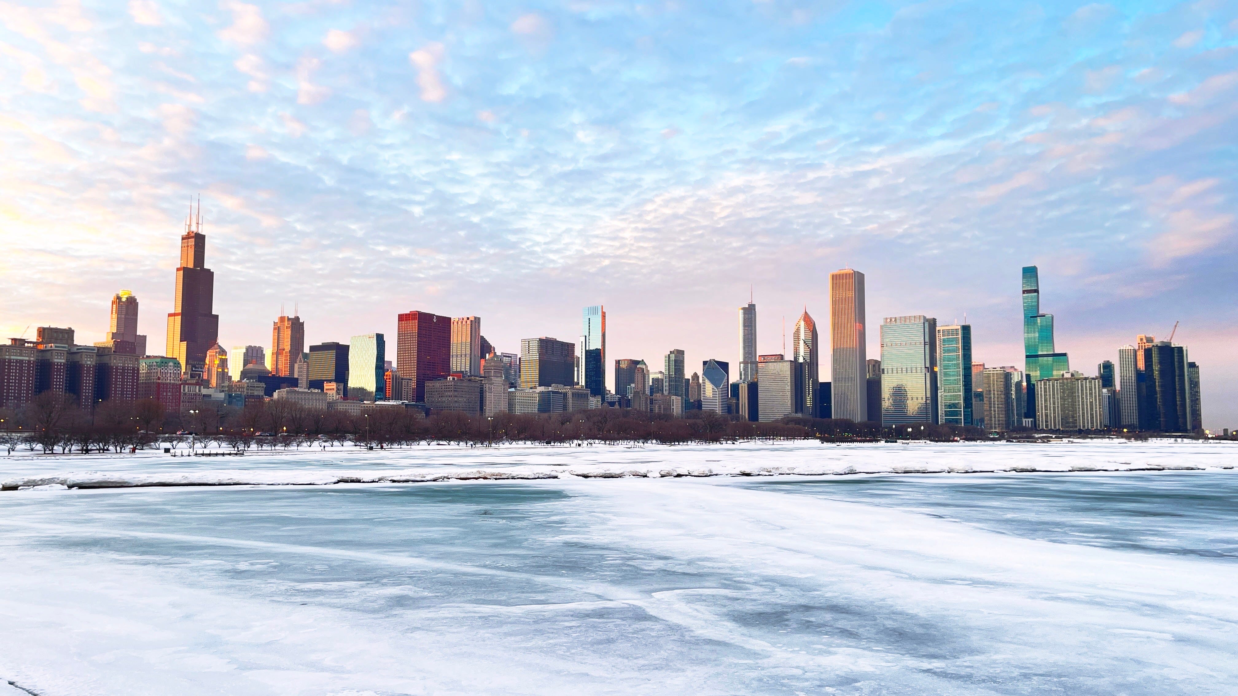 Man seen wandering on Lake Michigan ice 'thought he was walking around in a park': fire officials