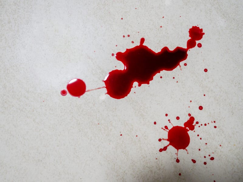 Drops of blood stock photo. 