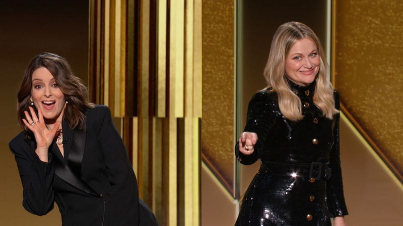 Tine Fey and Amy Poehler at 78th Golden Globes