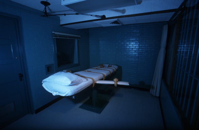 The Texas death chamber in Huntsville, Texas, June 23, 2000.