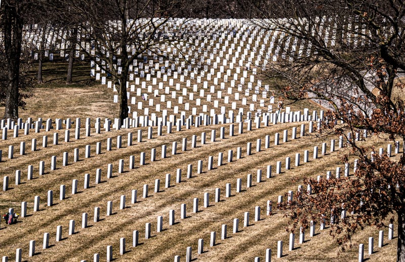 Jefferson Barracks cemetery reports it's having to move funeral processions in-and-out quickly because of high volume.