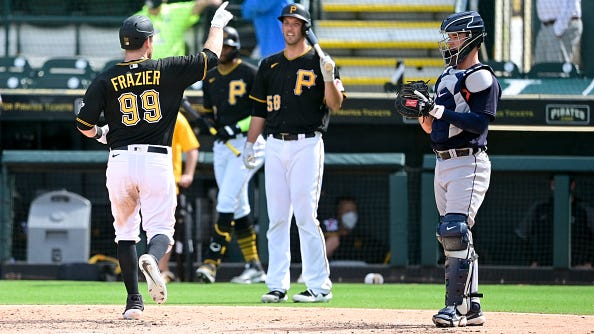 Watch: Todd Frazier broadcasts his own double