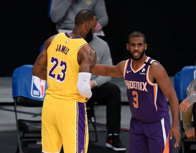 LeBron James and Chris Paul