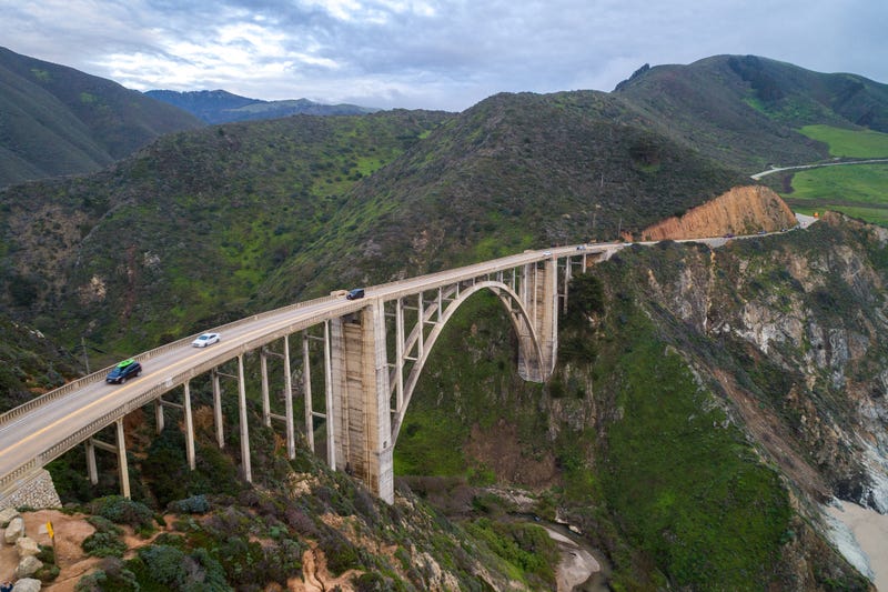 Starting Monday, Big Sur’s Bixby Bridge along Highway 1 will close for overnight maintenance for much of the three weeks. 