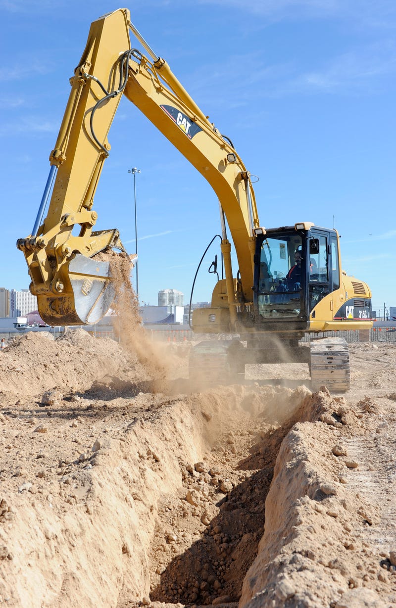 a construction trench