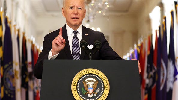 'America is coming back': Biden tells states to make all adults eligible for COVID-19 vaccines by May 1