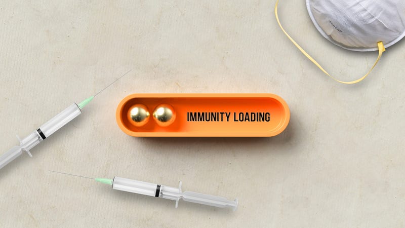 "Immunity loading" stock photo art. 