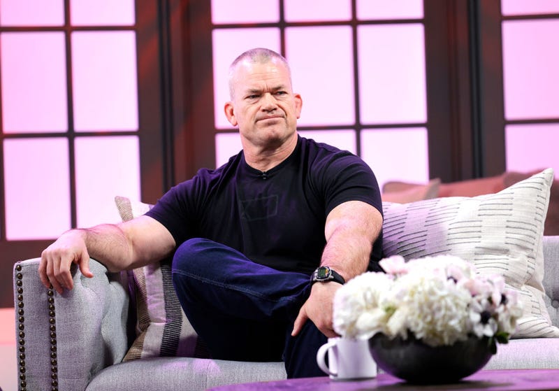 American former Navy SEAL and author Jocko Willink seen on set during a taping of Candace Owens' show "Candace" on March 17, 2021 in Nashville, Tennessee. (Photo by Jason Kempin/Getty Images)
