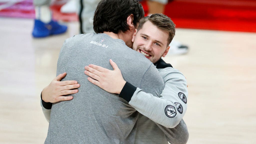 WATCH: Luka Doncic and Boban Marjanovic play 'Name That Tune'