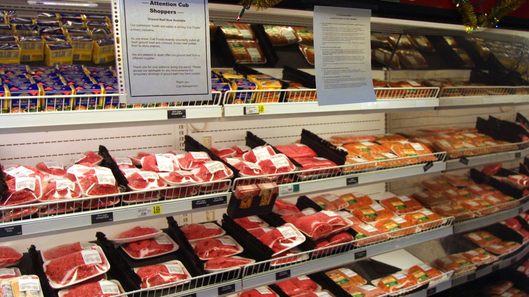 120,000 pounds of beef recalled for E.coli
