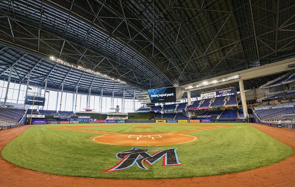 loanDepot Park is the home of the Marlins.