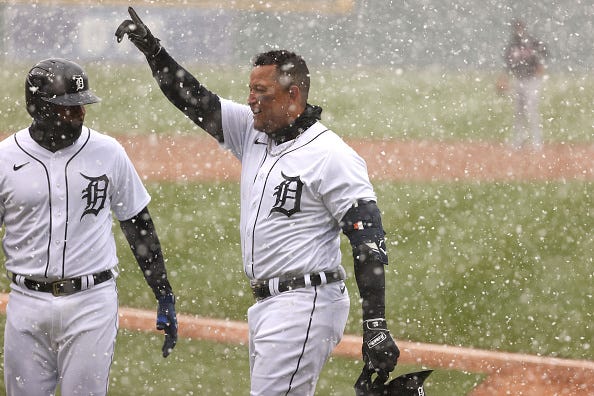 Jeimer Candelario, Miguel Cabrera