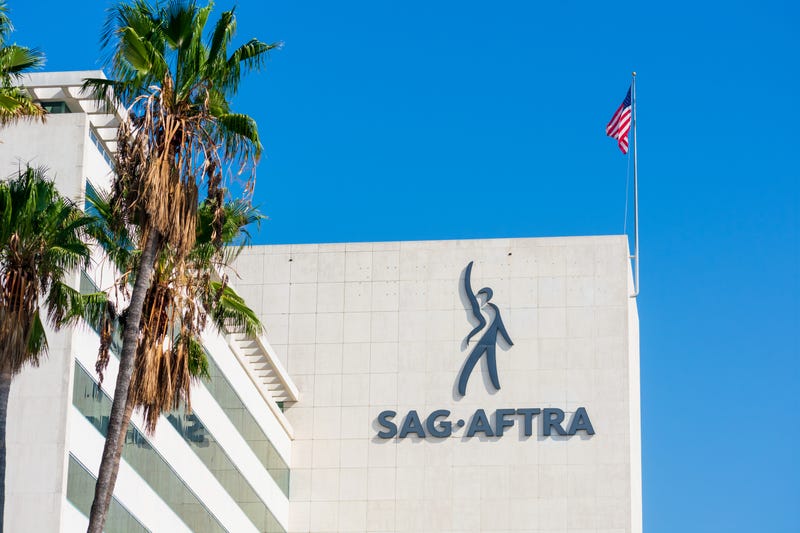 side of SAG-Aftra building