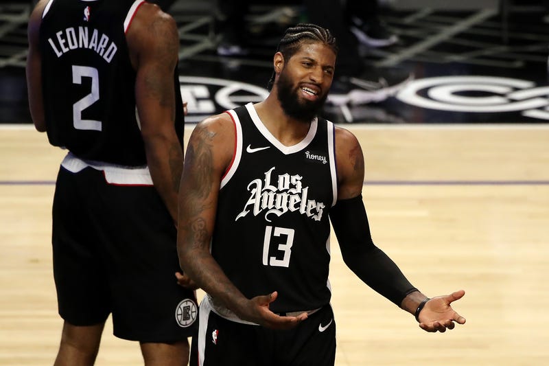 Clippers stars Kawhi Leonard and Paul George.