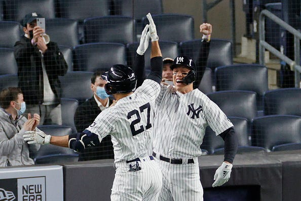 Aaron Judge, Giancarlo Stanton