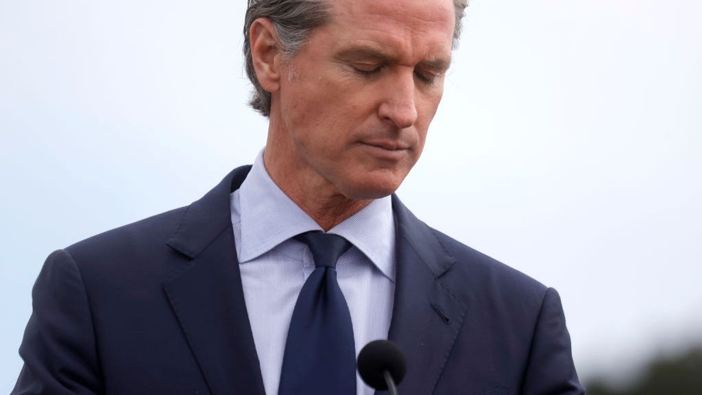 California voters almost evenly split on ousting Newsom