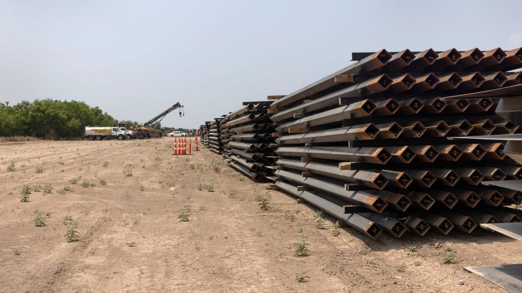 The government is selling supplies bought to build Trump’s border wall