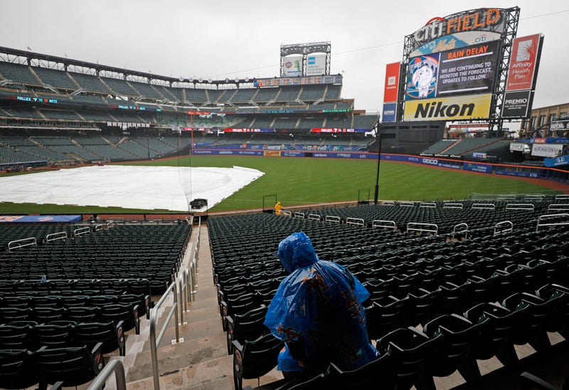 A rainy Citi Field