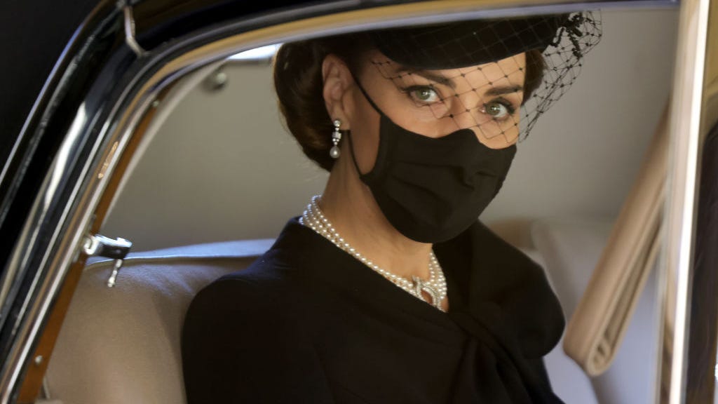 How Kate Middleton paid stylish tribute to Queen Elizabeth, Princess Diana at Prince Phillip’s funeral
