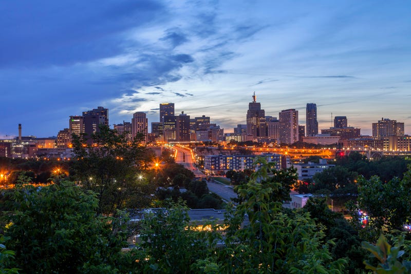 St. Paul at night