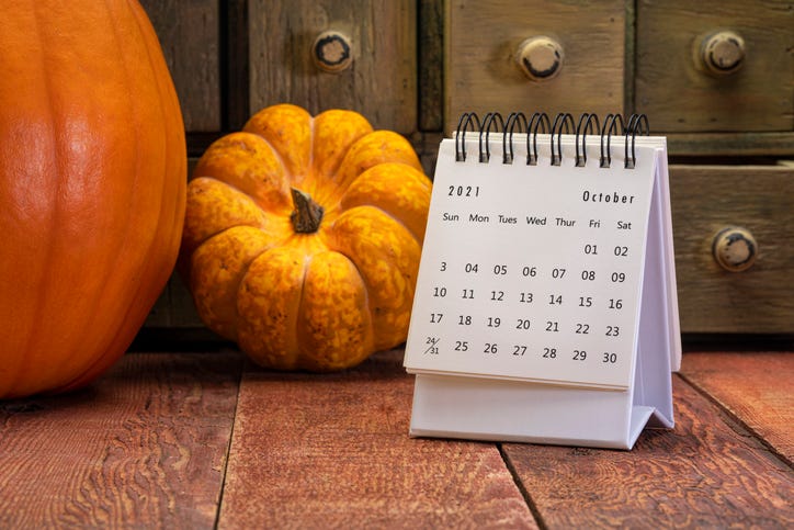 October Calendar