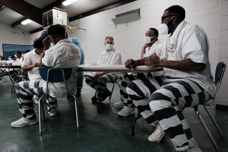 Prisoners at the Bolivar County Correctional Facility ini Mississippi.