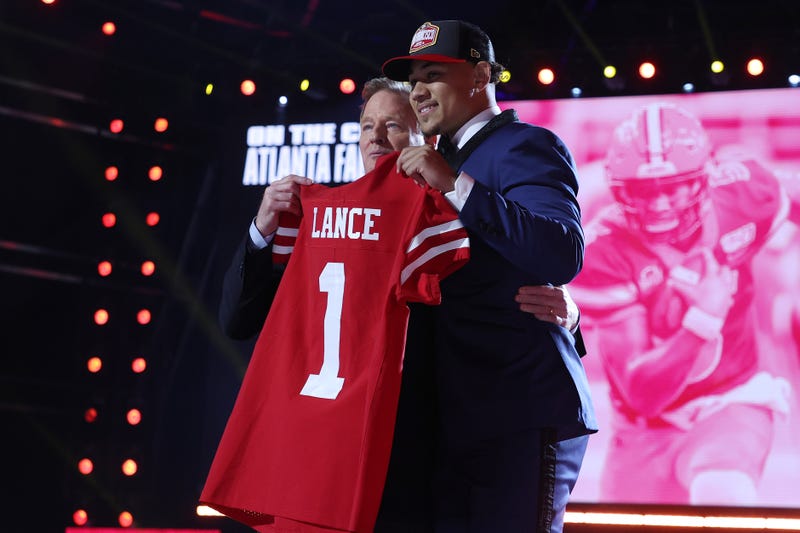 San Francisco 49ers draft QB Trey Lance with No. 3 overall pick.