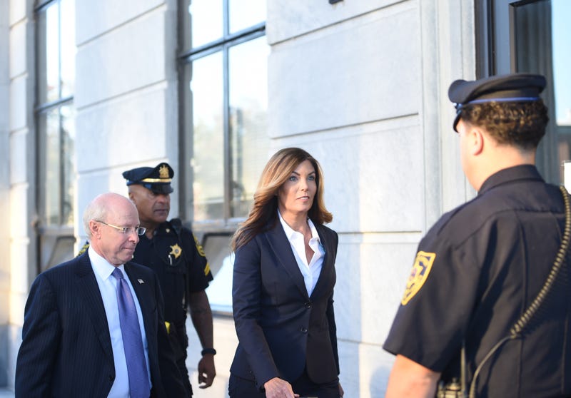 Former Attorney General Kathleen Kane arrives at Montgomery County Courthouse for sentencing on Oct. 24, 2016.