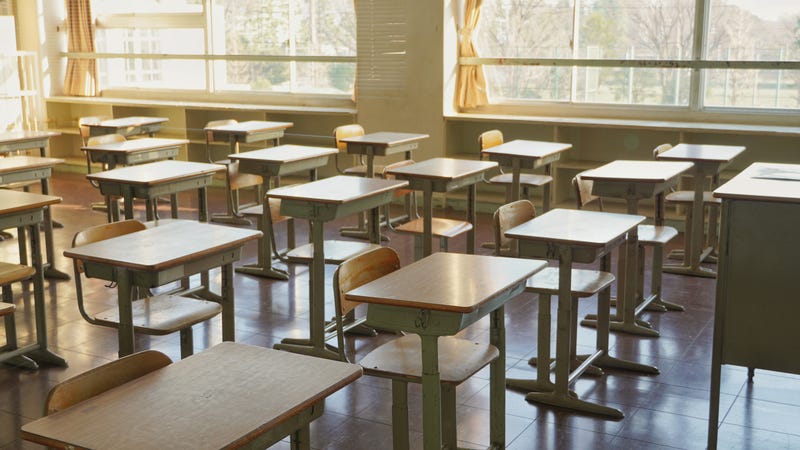 Empty classroom