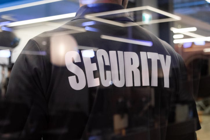 Security guard.