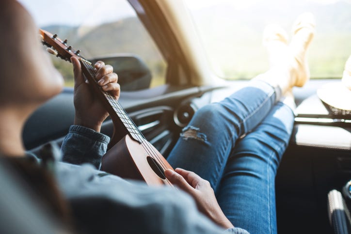 Ukulele while driving
