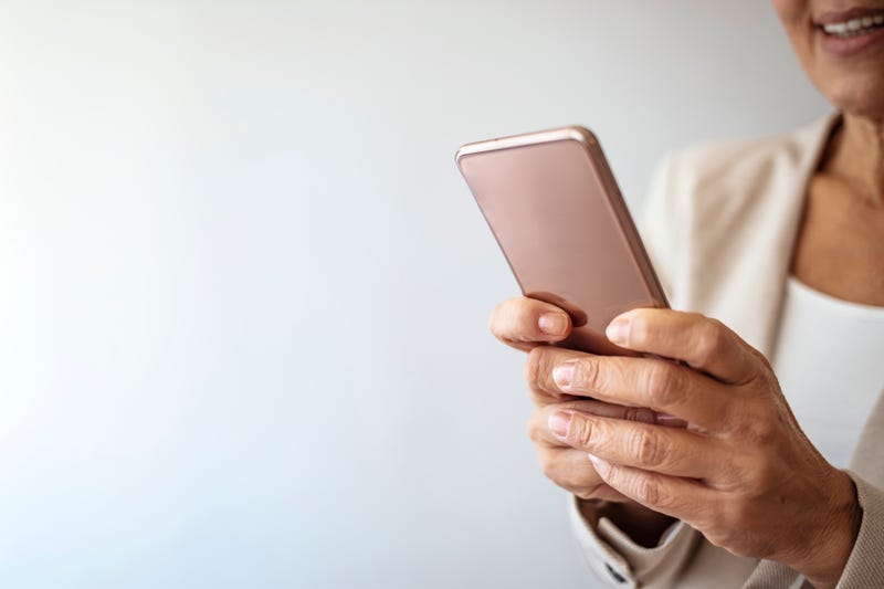 woman on phone