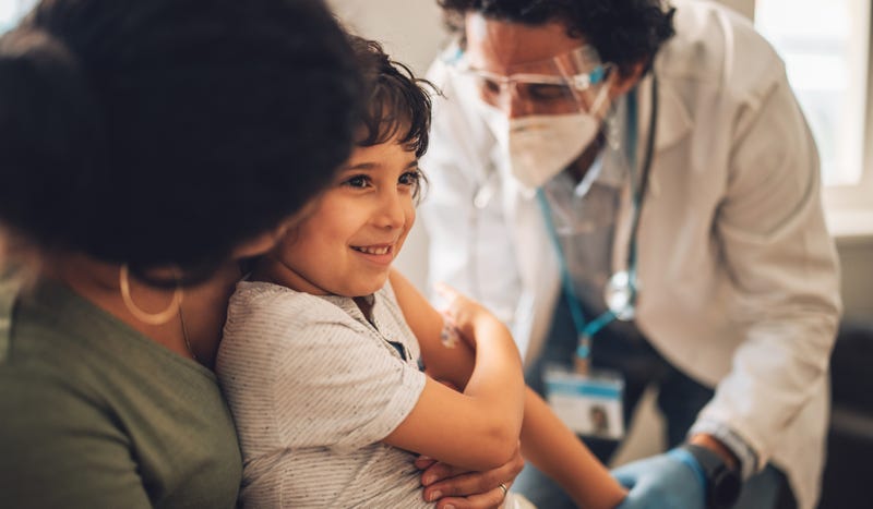 Children between the ages of 6 months and 5 years are able to get vaccinated.