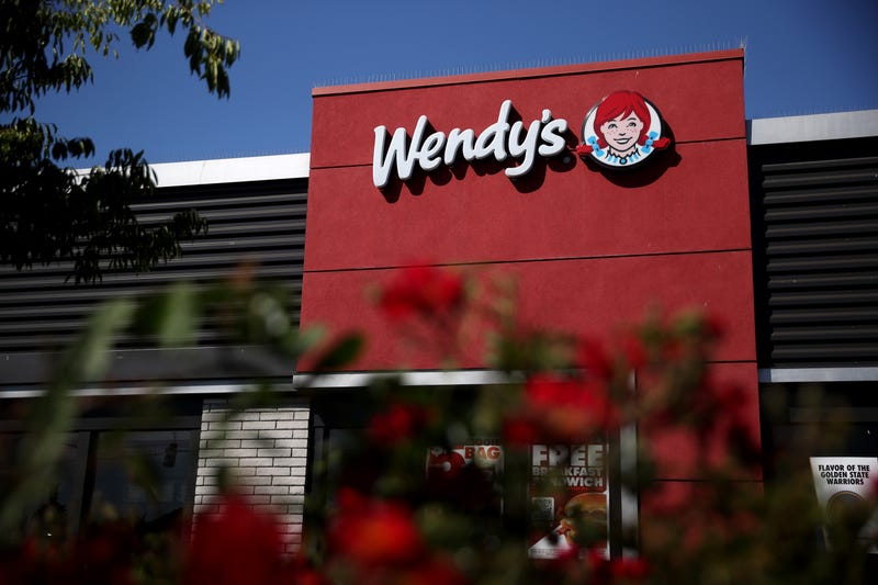 Front of Wendy's restaurant