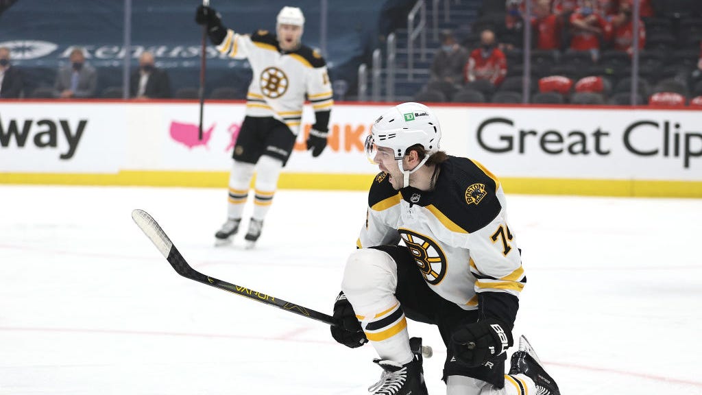 Bruins notebook: Jake DeBrusk’s resurgence, Charlie McAvoy’s endurance, Jeremy Lauzon still out