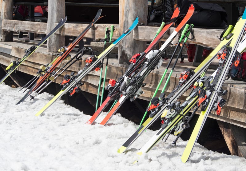 Skis and snowboards