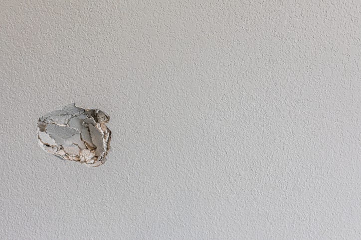 Drywall hole