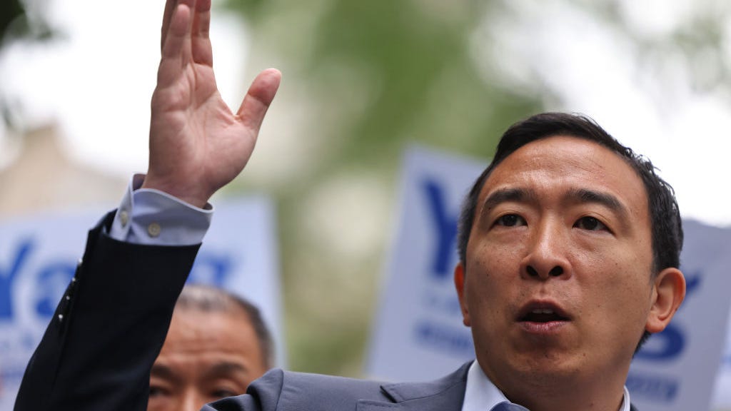 Andrew Yang roasted on social media over his favorite subway station
