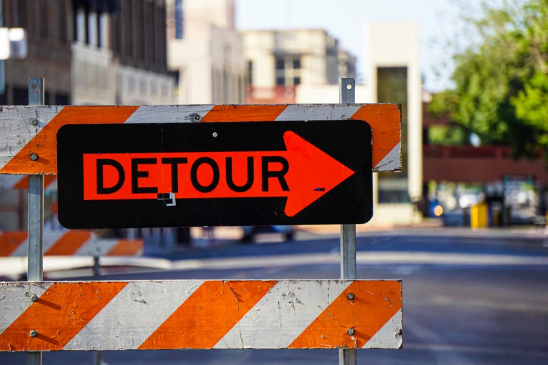 Caltrans is closing southbound U.S. 101 on Sunday from 1 a.m. to 6 a.m. for overhead sign replacement work.