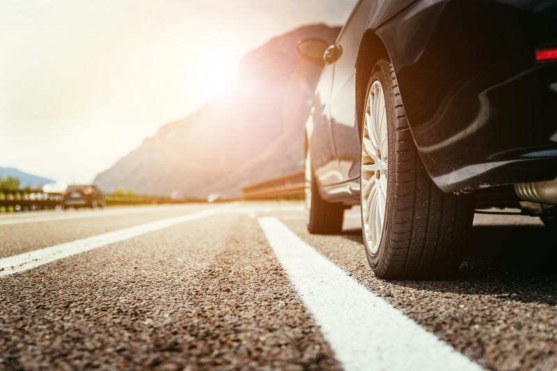 cars on road