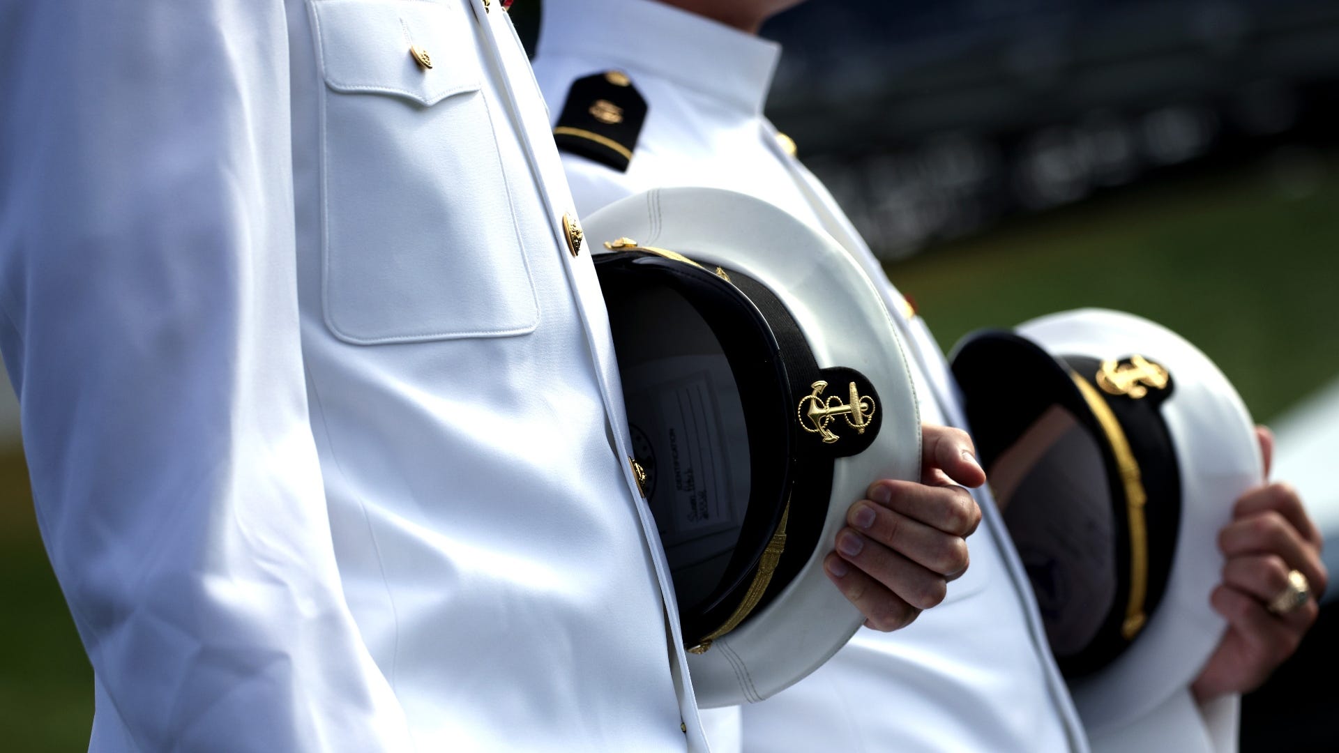 Mother shot by stray bullet dropping son off at U.S. Naval Academy