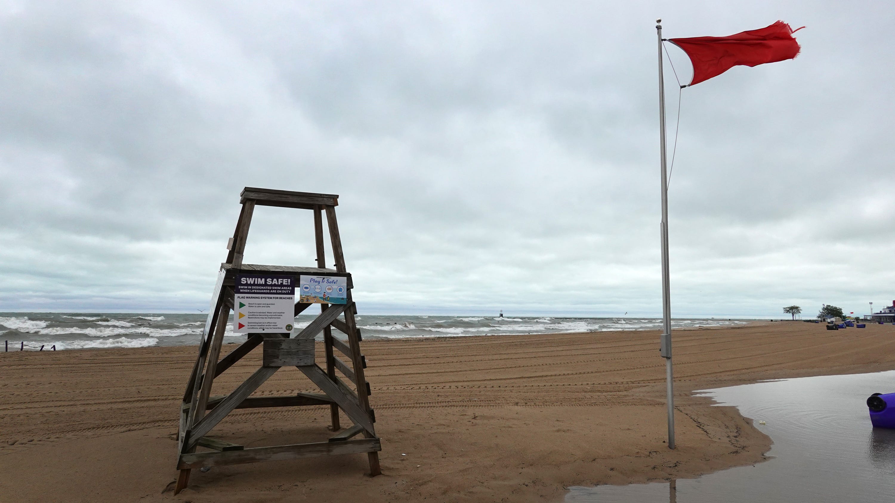 North Avenue beach closed after gunshot, one in custody