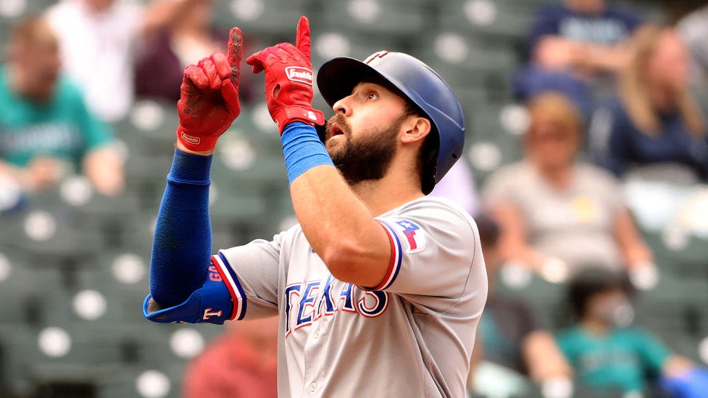 LOOK: Joey Gallo using custom Vegas, Texas-themed bats for HR Derby