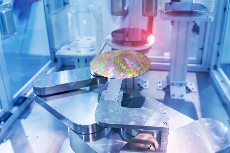 FILE: Silicon wafers and microcircuits with automation system control application