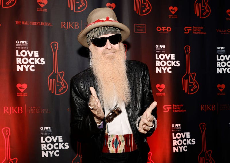 Billy F Gibbons appears at the Fifth Annual LOVE ROCKS NYC Benefit Concert Livestream for God’s Love We Deliver at The Beacon Theatre on June 03, 2021 in New York City.