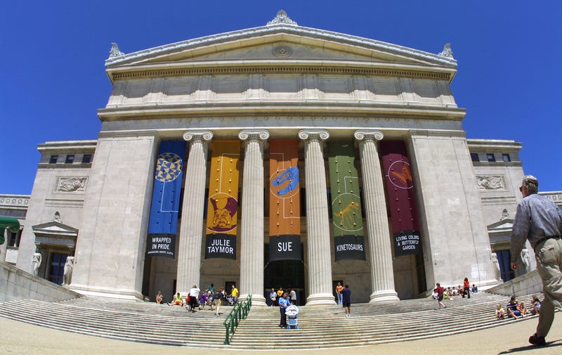 Chicago''s Field Museum of Natural History, that recently received a new solar electric system on the its roof, photographed July 5, 2001 in Chicago.