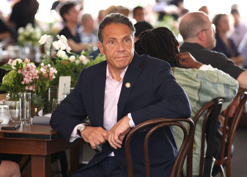 Then-Gov. Andrew Cuomo attends the Tribeca Festival Welcome Lunch during the 2021 Tribeca Festival at Pier 76 on June 9, 2021